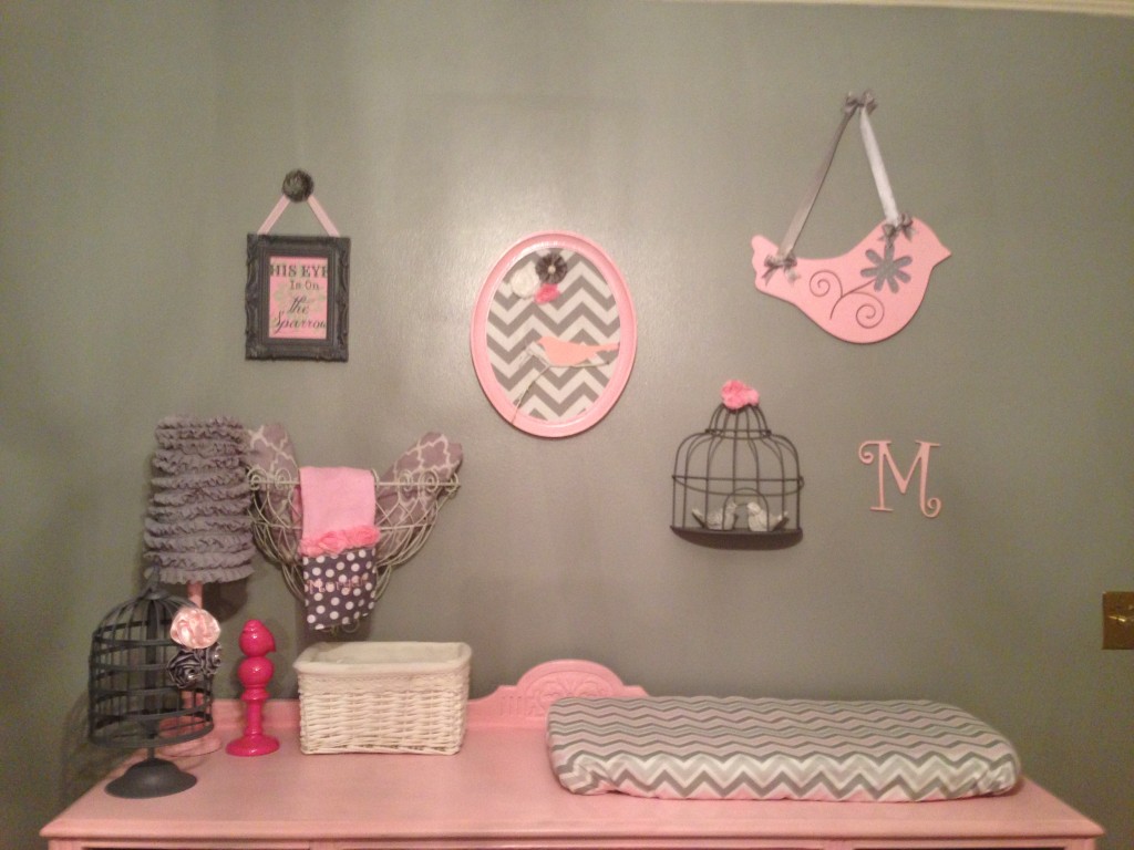 Vintage Nature Themed Soft Pink Nursery For Baby Girl