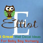 Baby Boy Nursery Wall Decal Ideas