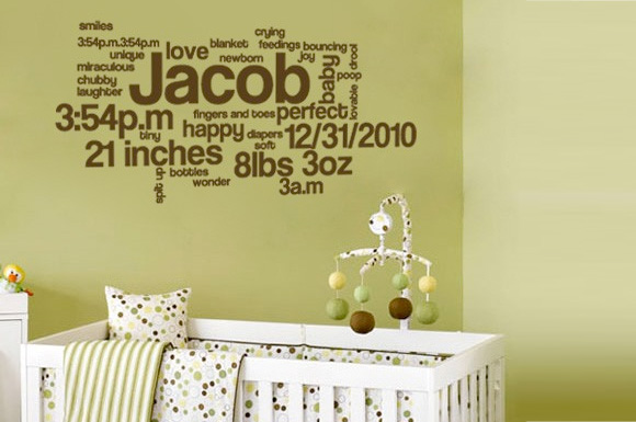 newborn wall stickers