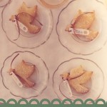 Baby Shower Food – Sparkling Lovebird Cookie Place-Settings