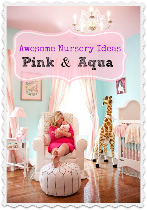 Pink And Aqua Baby Girl Nursery Ideas Baby Room Ideas