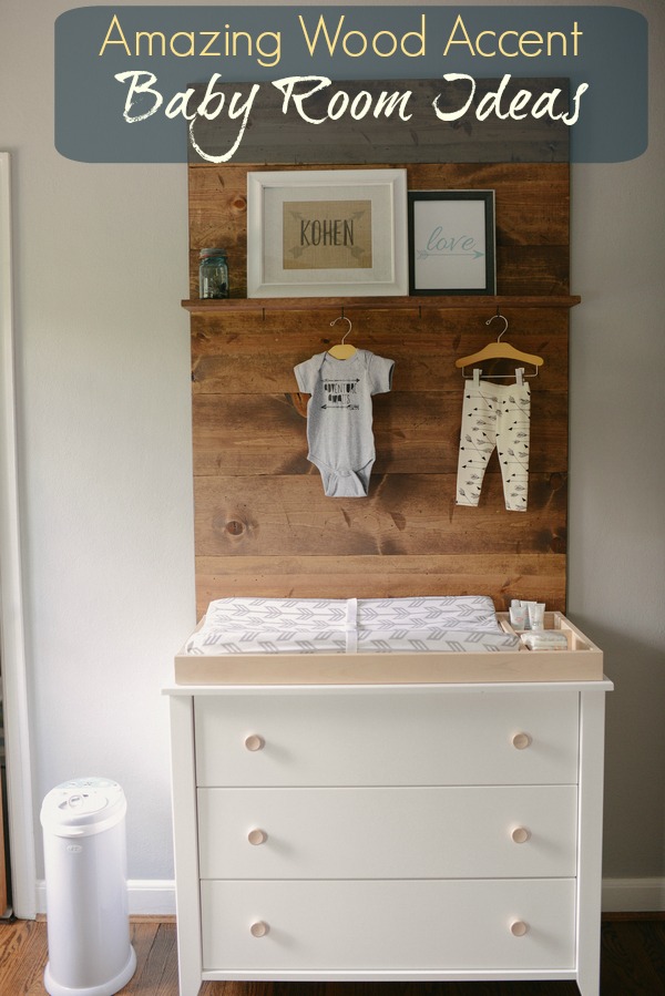 above changing table decor