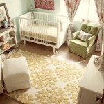 Ideas For Baby Girl Room – Soft Teal and Yellow