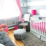 Modern Chic Pink and Grey Nursery