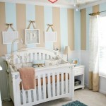 Beige Baby Room Idea With Soft Stripes