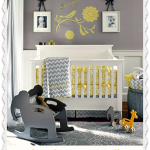 Classic and Modern Nursery – Grey and Yellow