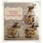 Baby Shower Favor Ideas – Vanilla Blueberry Fudge