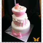 Adorable Baby Shower Cake For Girl