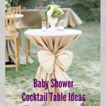 Baby Shower Simple Table Idea