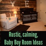 Rustic, Calming Baby Boy Room